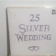 25th Wedding Anniversay card