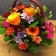 Autumn Glory basket arrangement