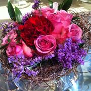Hand Tied Bouquet in Fish Bowl