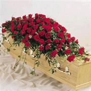 All Rose Casket Spray