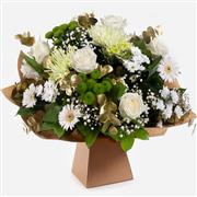 Happy New Year Handtied white