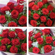 Take me home Red Rose Luxury Bouquet (6,12,18,24)