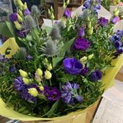 All blue bouquet 