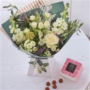 On Trend Winter Bouquet with chocolates 