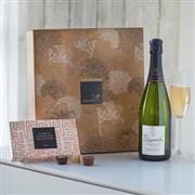 Champagne and chocolates gift set