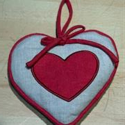 Scented Lavender Heart